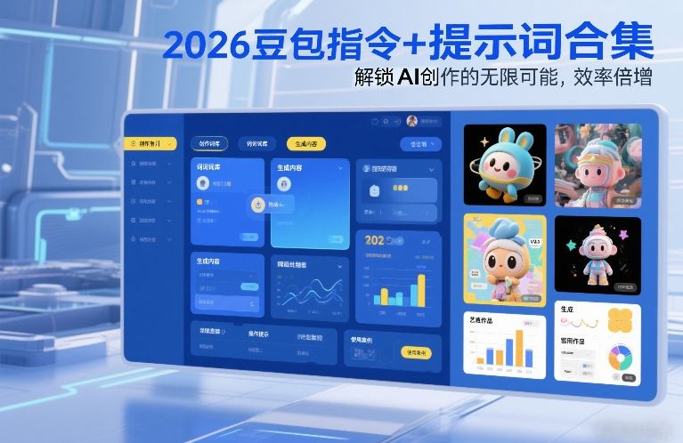 2026豆包指令+提示词合集，解锁AI创作的无限可能，效率倍增-驿想项目网