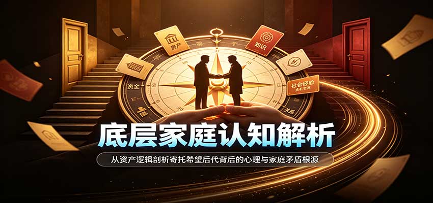 底层家庭认知解析：从资产逻辑剖析寄托希望后代背后的心理与家庭矛盾根源-驿想项目网