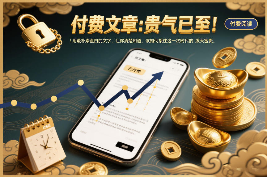 付费文章：贵气已至！用最朴素直白的文字，让你清楚知道，该如何接住这一次时代的泼天富贵-驿想项目网