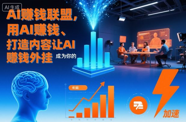 AI賺钱联盟,用AI賺钱、打造内容让AI成为你的賺钱外挂-驿想项目网