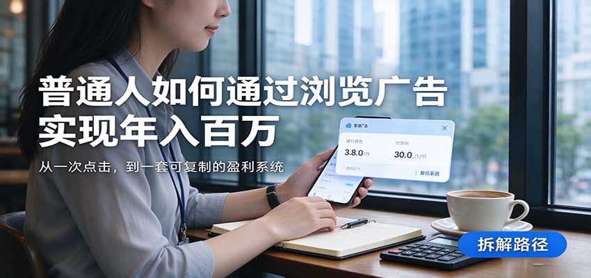 2026最新技术24小时全自动浏览广告，全网独家，单台设备日入200+，支持实地学习考察-驿想项目网