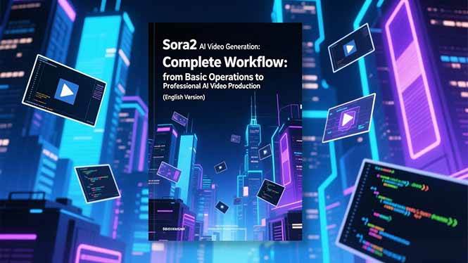 (16758期)Sora2 AI视频生成的系统教程(英文版):从基础操作到专业级AI视频制作的完整工作流-驿想项目网