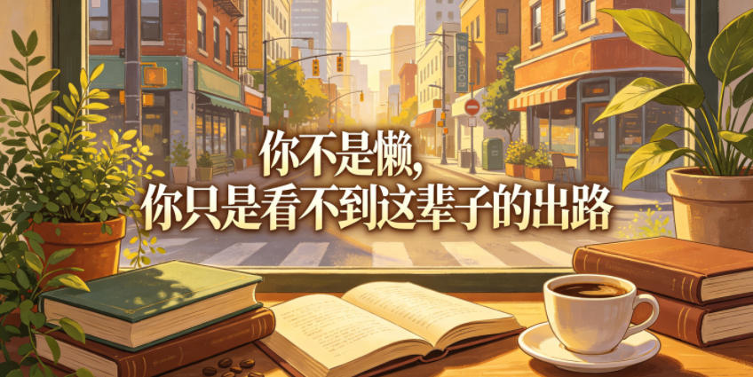 付费文章：你不是懒，你只是看不到这辈子的出路-驿想项目网