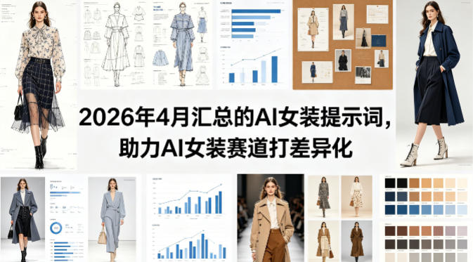 2026年4月汇总的AI女装提示词，助力AI女装赛道打差异化-驿想项目网