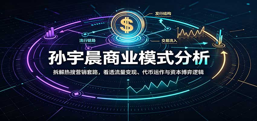孙宇晨商业模式分析：拆解热搜营销套路，看透流量变现、代币运作与资本博弈逻辑-驿想项目网
