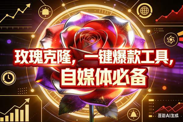 （17792期）玫瑰克隆，ai鲁大魔工具，自媒体必备神器，一键爆款，详细教程。-驿想项目网