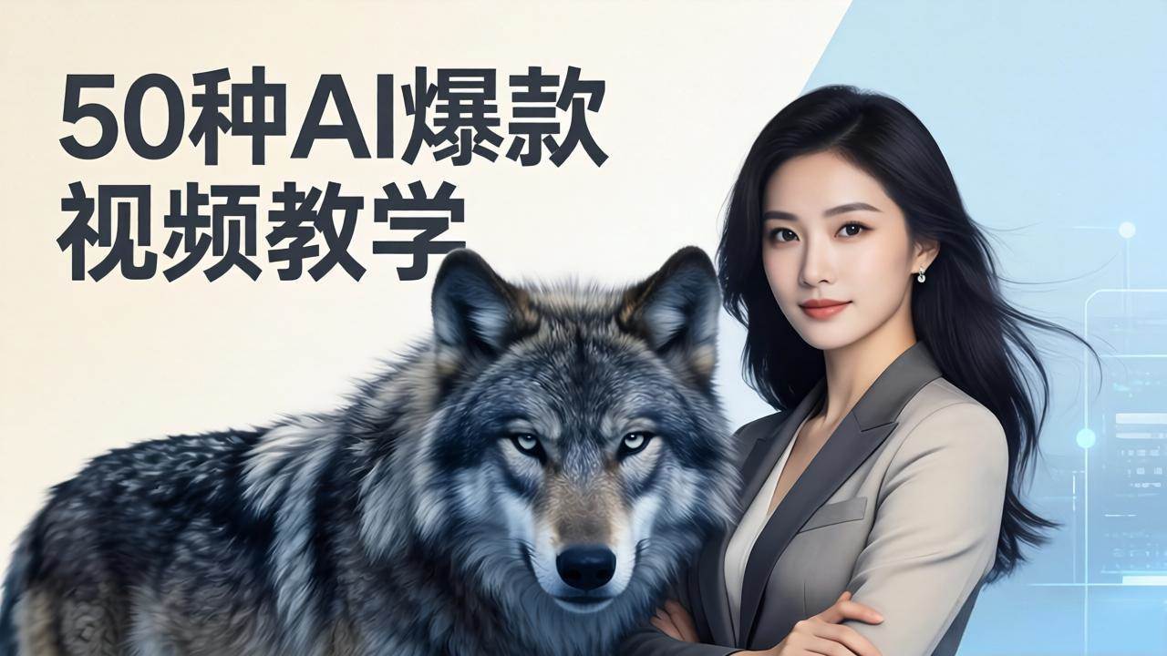 （17815期）50种AI爆款视频教学：影视级古诗词+治愈萌宠+山海经蛟龙，高阶宝典商业落地-驿想项目网