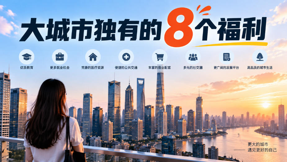 某公众号付费文章：大城市独有的8个福利-驿想项目网