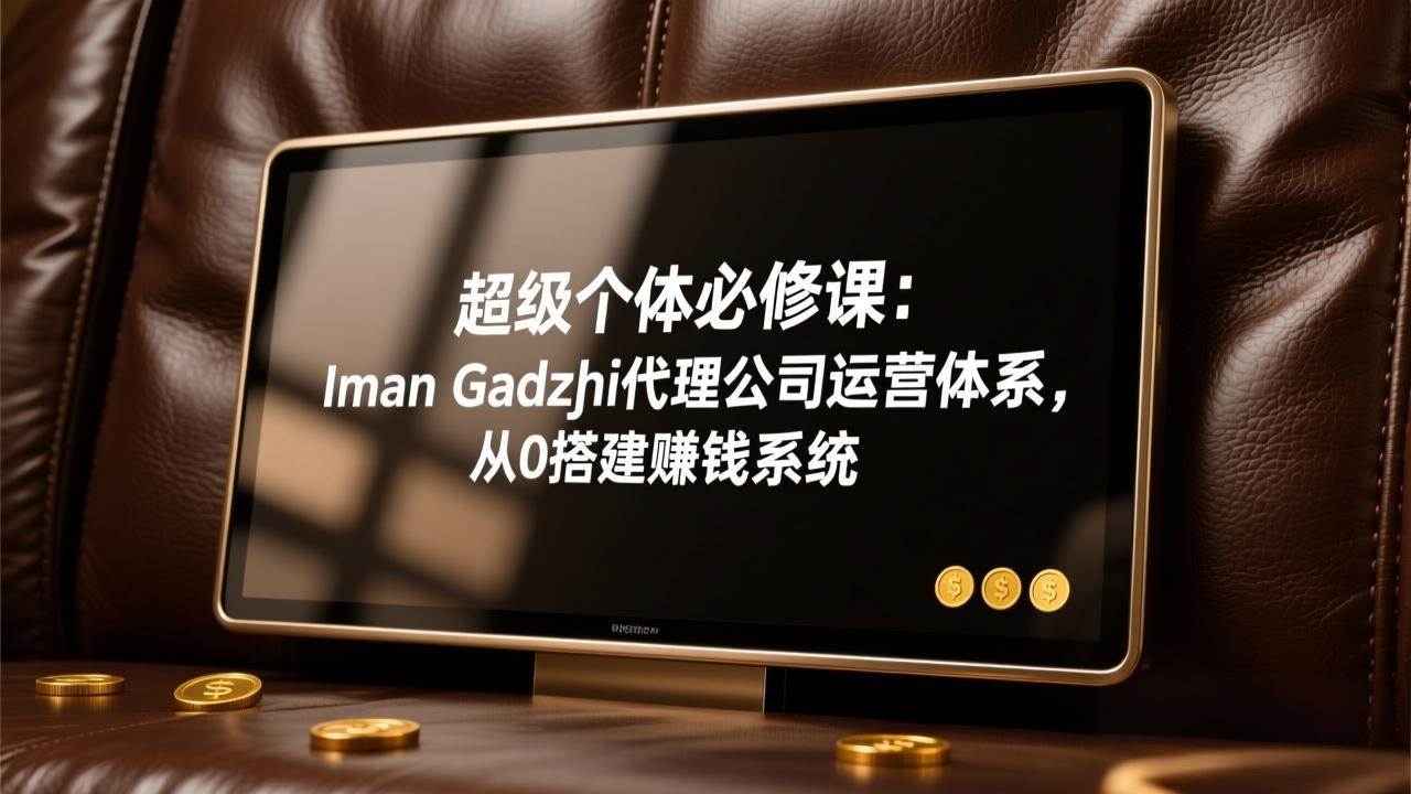 (17525期)超级个体必修课:Iman Gadzhi代理公司运营体系,从0搭建赚钱系统 (17525期)超级个体必修课:Iman Gadzhi代理公司运营体系,从0搭建赚钱系统