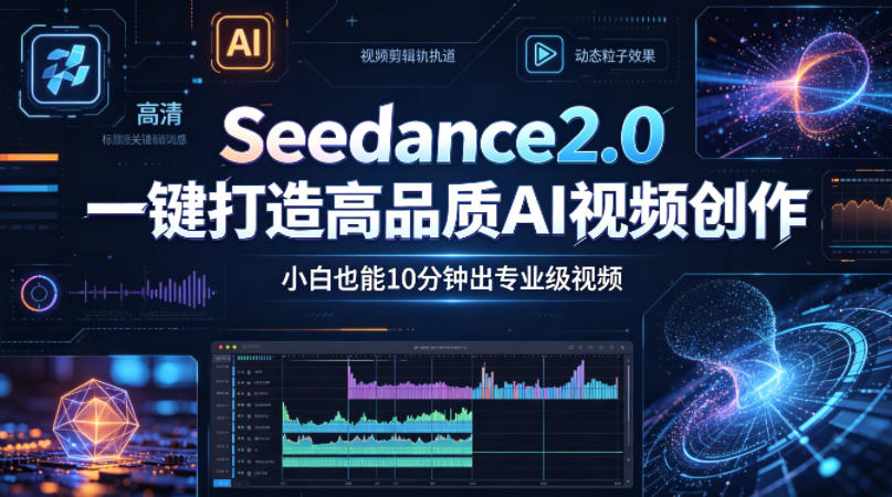 Seedance2.0一键打造高品质AI视频创作，小白也能10分钟出专业级视频-驿想项目网