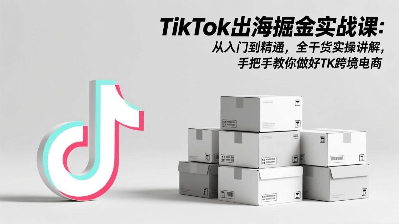 （17368期）TikTok出海掘金实战课：从入门到精通，全干货实操讲解，手把手教你做好TK跨境电商-驿想项目网