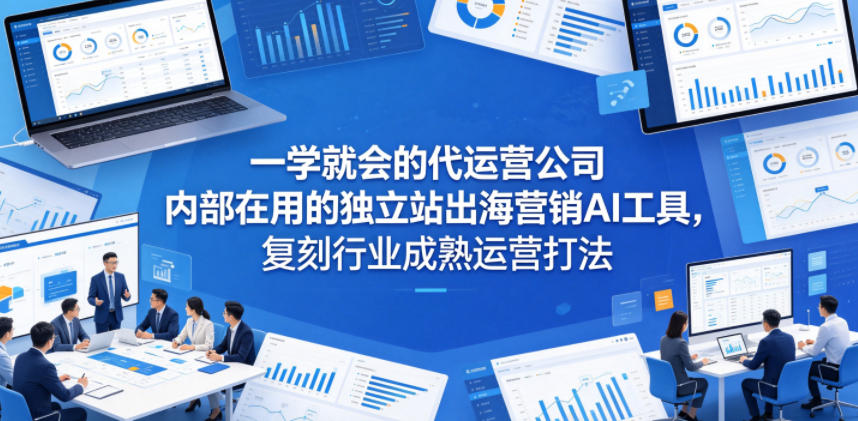 一学就会的代运营公司内部在用的独立站出海营销AI工具，复刻行业成熟运营打法-驿想项目网