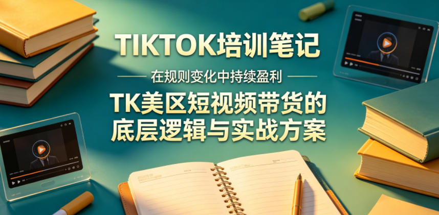 视界跨境TIKTOK4月17培训笔记，在规则变化中持续盈利，TK美区短视频带货的底层逻辑与实战方案【文档】-驿想项目网