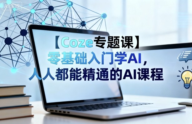 【Coze专题课】零基础入门学AI，人人都能精通的AI课程-驿想项目网