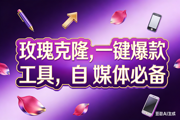 （17695期）玫瑰克隆工具，ai鲁大魔，自媒体必备神器，一键爆款，详细教程。-驿想项目网