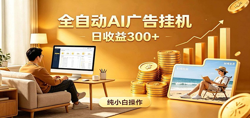 AI风口项目，全程解放双手，后台自动运行赚取收益，每天稳定收益300+-驿想项目网