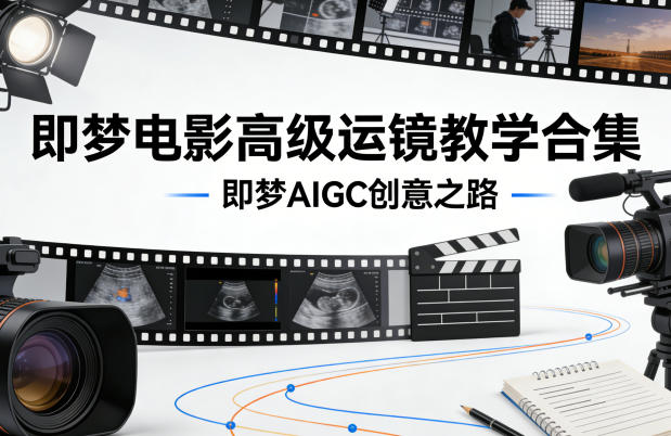 即梦电影高级运镜教学合集，即梦AIGC创意之路-驿想项目网