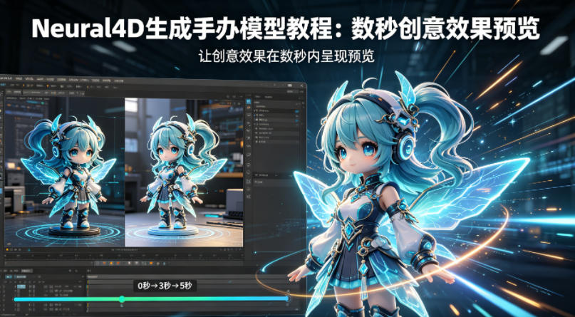Neural4D生成手办模型教程，让创意效果在数秒内呈现预览-驿想项目网