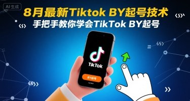 8月最新Tiktok搬运起号技术,手把手教你学会TikTok搬运起号-驿想项目网