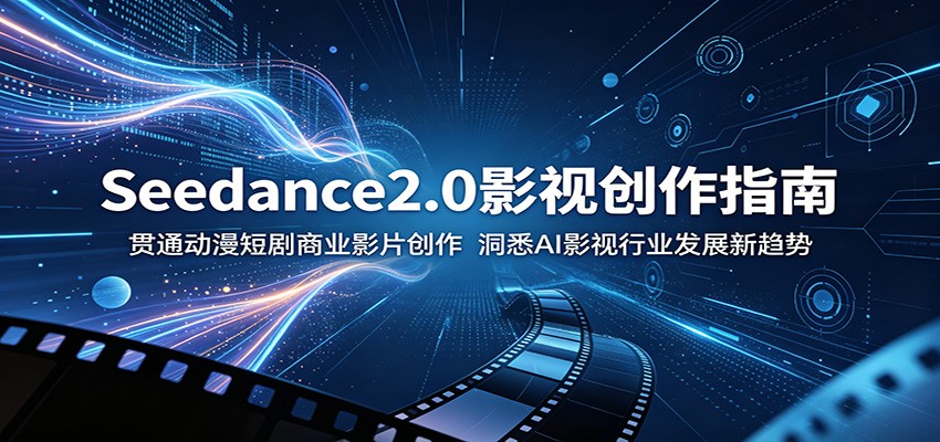 Seedance2.0影视创作指南：贯通动漫短剧商业影片创作，洞悉AI影视行业发展新趋势-驿想项目网
