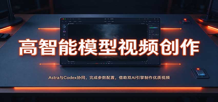 高智能模型视频创作:Astra与Codex协同,完成参数配置,借助双AI引擎制作优质视频-驿想项目网