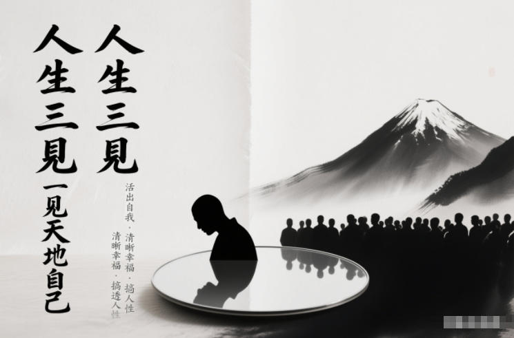 人生三见一见天地见众生见自己，活出自我拥有清晰幸福人生，搞透人性-驿想项目网