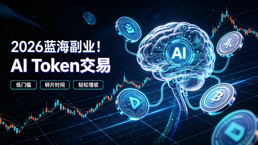 2026全新风口副业|AI智能Token交易,空闲时间轻松 賺 收益,无需全天盯盘【揭秘】-驿想项目网