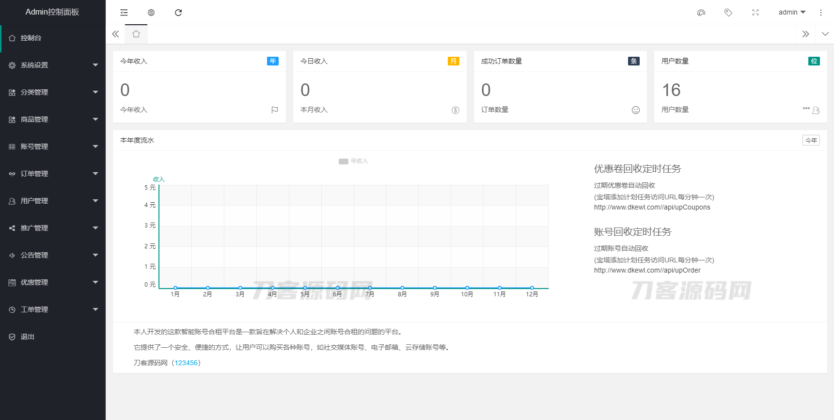 2023最新租号平台系统源码支持单独租用或合租使用.zip