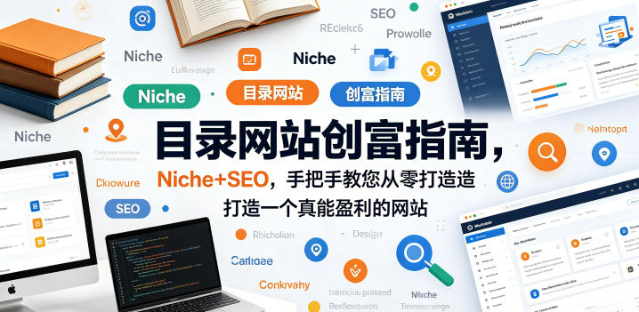 目录网站创富指南，Niche+SEO，手把手教您从零打造打造一个真能盈利的网站【原创双语字幕】-驿想项目网