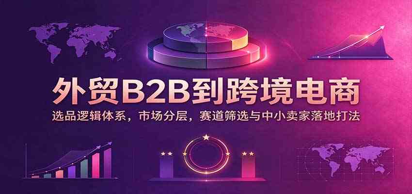 外贸B2B到跨境电商:选品逻辑体系,市场分层,赛道筛选与中小卖家落地打法 外贸B2B到跨境电商:选品逻辑体系,市场分层,赛道筛选与中小卖家落地打法