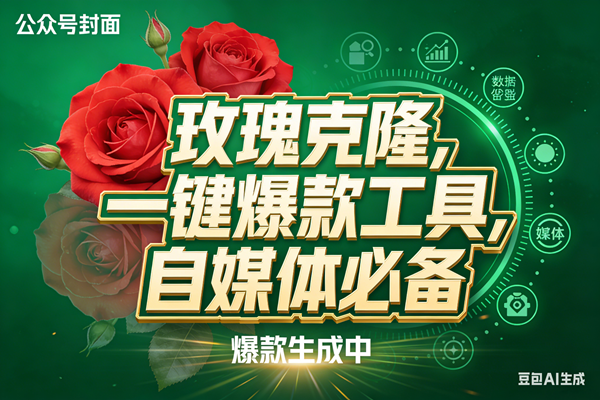 （17813期）玫瑰克隆，ai鲁大魔工具，自媒体必备神器，一键爆款，详细教程。-驿想项目网