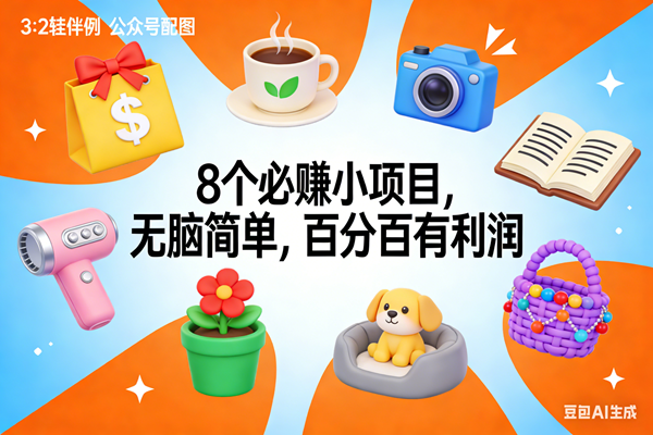 （17114期）8个必赚小项目，无脑简单，百分百有利润，副业首选，日入300+-驿想项目网