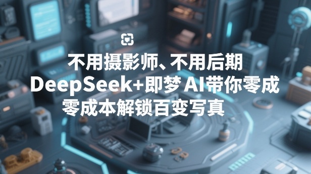 不用摄影师、不用后期，DeepSeek+即梦AI带你零成本解锁百变写真！-驿想项目网