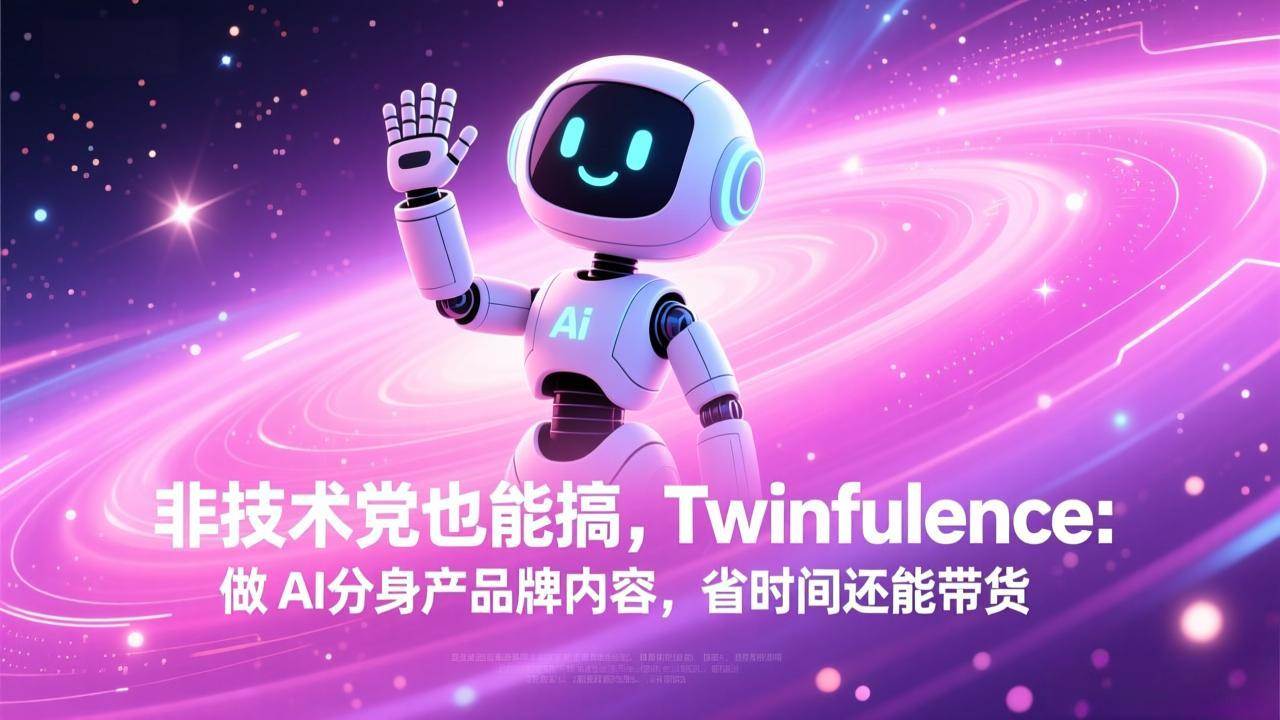 (17381期)非技术党也能搞!Twinfluence:做 AI 分身产品牌内容,省时间还能带货-驿想项目网