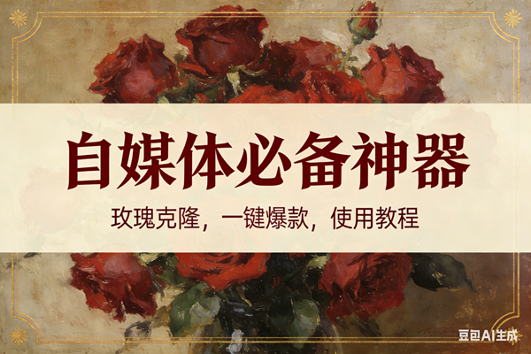 （16940期）玫瑰克隆神器，ai鲁大魔，自媒体必备的软件，一键爆款，详细教程-驿想项目网