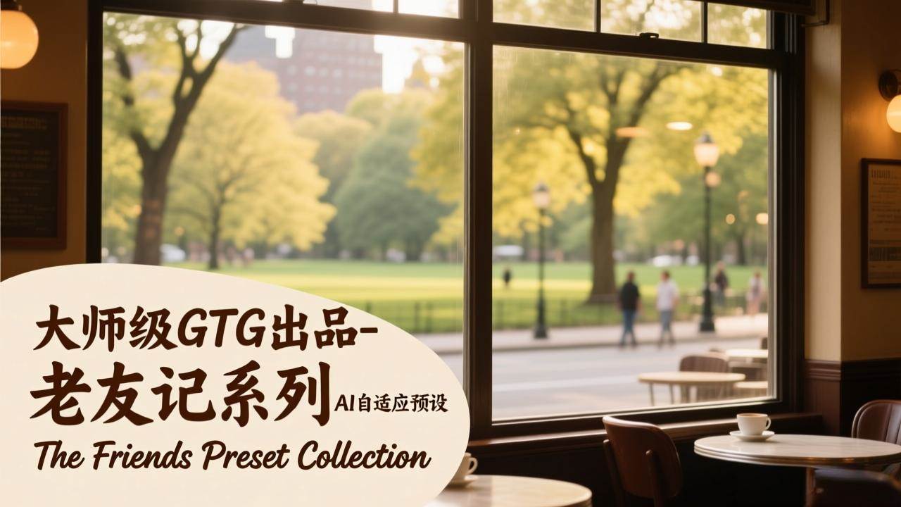 （17403期）大师级GTG出品-老友记系列AI自适应预设The Friends Preset Collection-驿想项目网