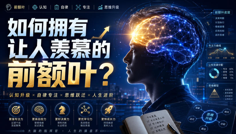 付费文：如何拥有让人羡慕的前额叶？-驿想项目网