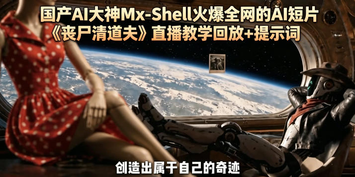国产AI大神Mx-Shell火爆全网的AI短片《丧尸清道夫》直播教学回放+提示词-驿想项目网