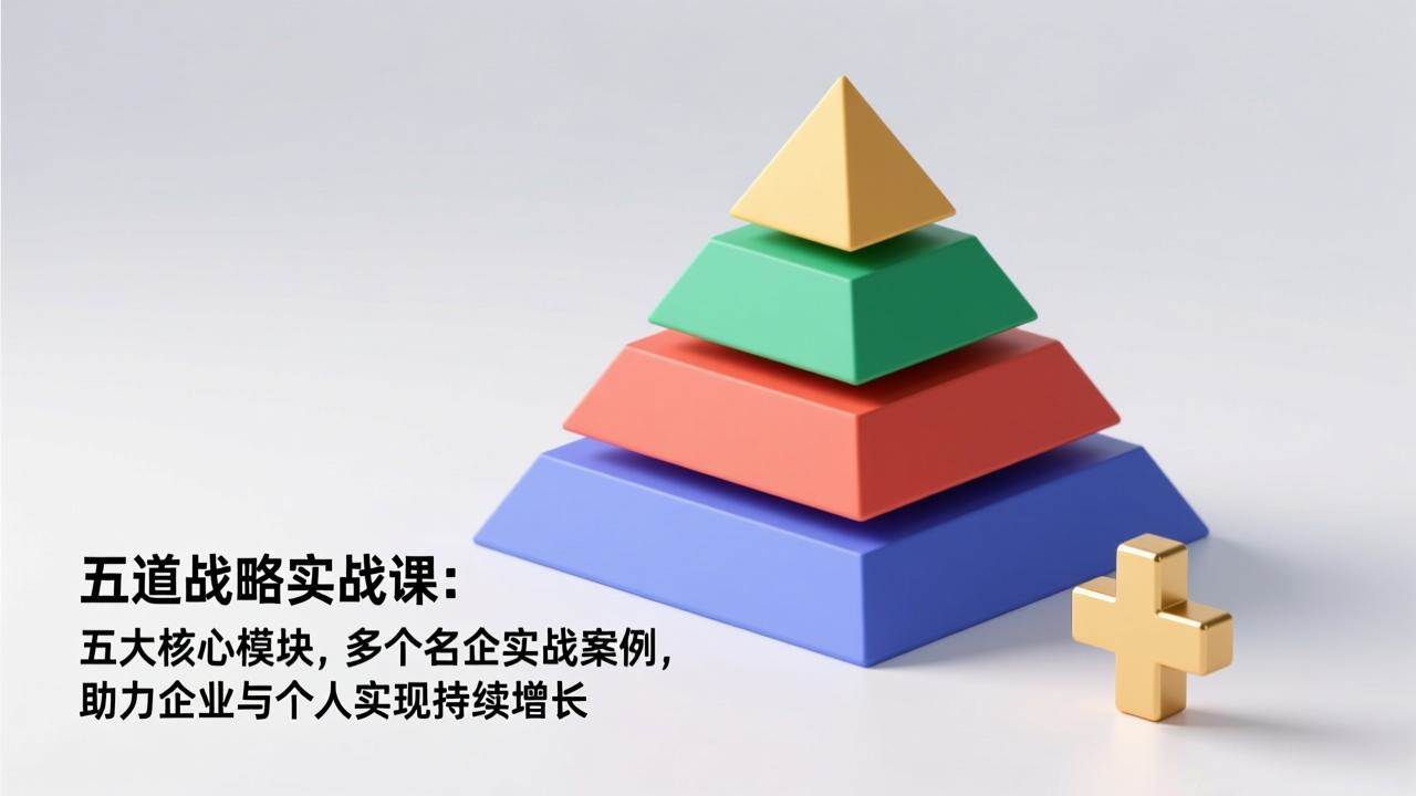 （17095期）五道战略实战课：五大核心模块，多个名企实战案例，助力企业与个人实现持续增长-驿想项目网