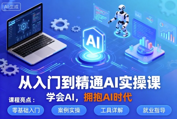 从入门到精通AI实操课，学会AI，拥抱AI时代-驿想项目网