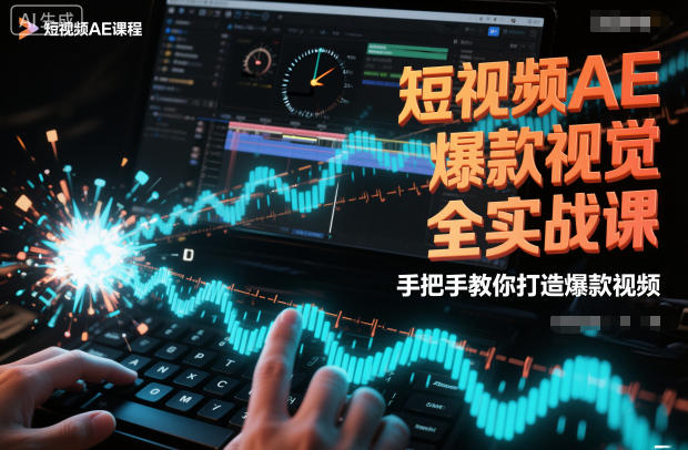 短视频AE爆款视觉全实战课,手把手教你打造爆款视频-驿想项目网
