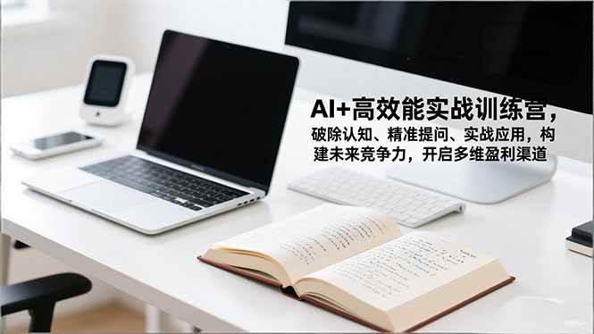 （16635期）AI+高效能实战训练营，破除认知、精准提问、实战应用，构建未来竞争力，开启多维盈利渠道-驿想项目网