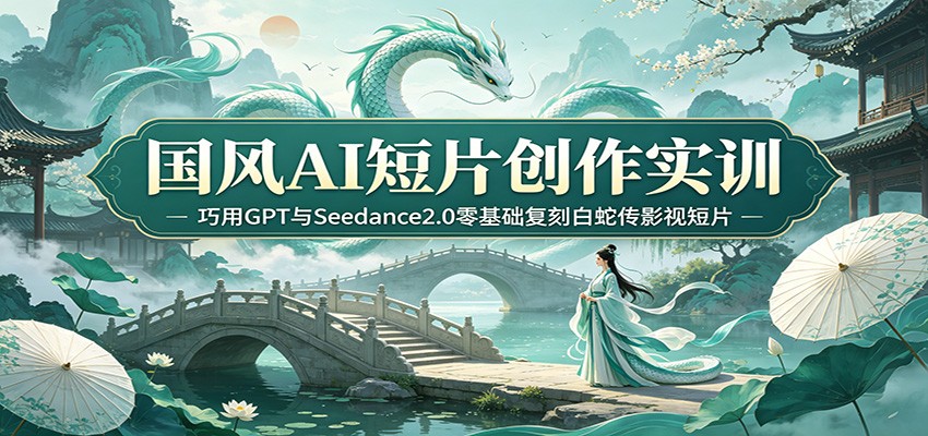 国风AI短片创作实训：巧用GPT与Seedance2.0零基础复刻白蛇传影视短片-驿想项目网